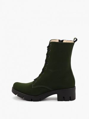 Зеленые ботинки Bosccolo