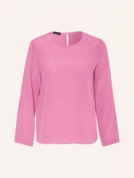 Розовая шелковая блузка Emporio Armani