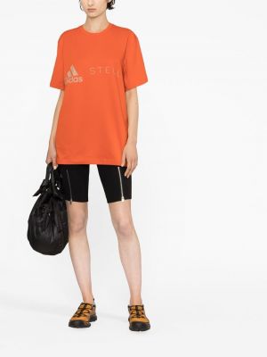 Mustriline t-särk Adidas By Stella Mccartney oranž
