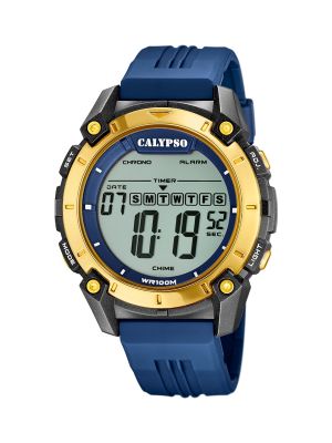 Цифровые часы Calypso синие