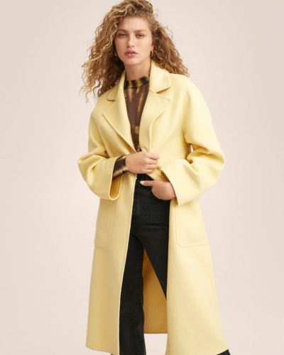 Kabát Mango žltá