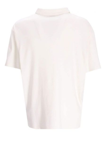 Poloshirt aus baumwoll mit print Armani Exchange weiß
