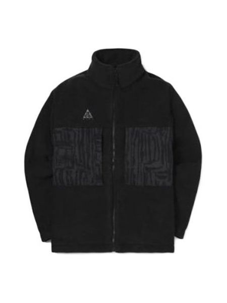 Флисовая куртка на молнии Nike черная