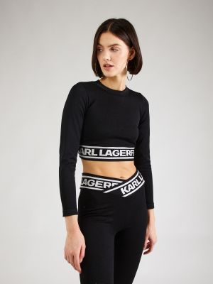 Marškinėliai ilgomis rankovėmis Karl Lagerfeld