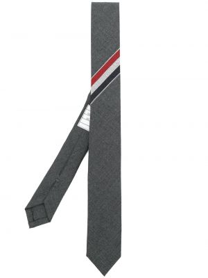 Krawat Thom Browne szary