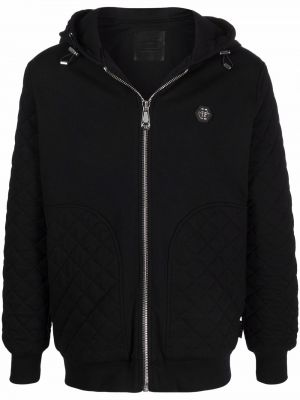 Zip hettegenser Philipp Plein svart