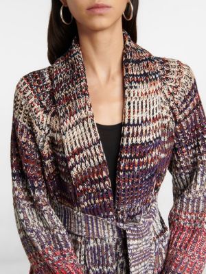 Pletený bavlněný vlněný kabát Missoni