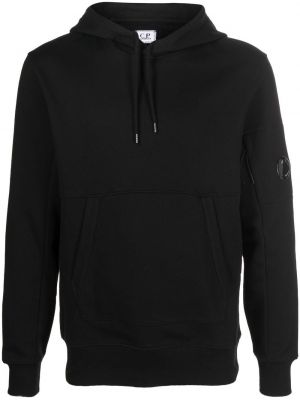 Hoodie en coton à imprimé C.p. Company noir