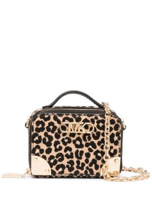 Crossbody kabelka s potlačou s leopardím vzorom Michael Michael Kors