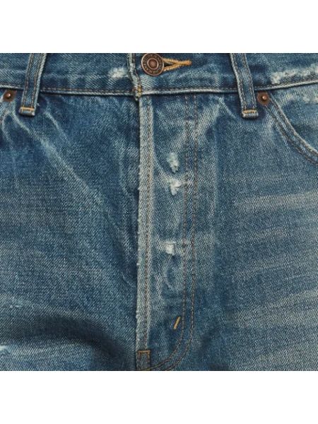 Pantalones cortos vaqueros Celine Vintage azul