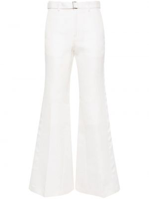 Relaxed панталон Sacai бяло