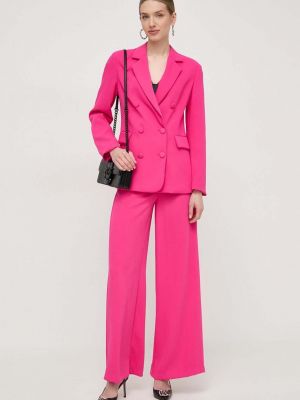 Однотонный пиджак Silvian Heach розовый