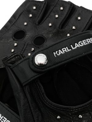 Leder handschuh Karl Lagerfeld