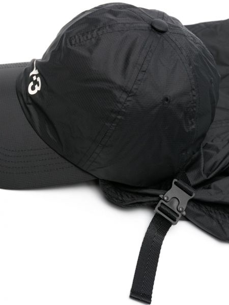 Cappello con visiera di nylon Y-3 nero