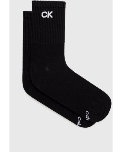 Melange zokni Calvin Klein fekete
