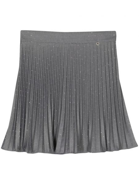 Plisované mini sukně Nissa šedé