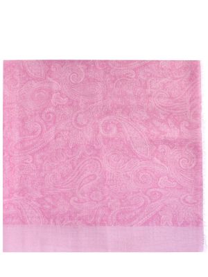 Кашемировый шарф Etro розовый