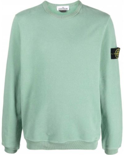 Bomull sweatshirt Stone Island grønn