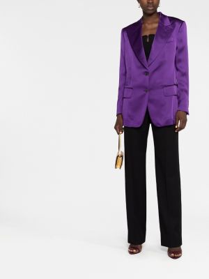 Saténové sako Tom Ford fialové