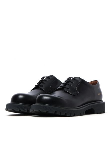Zapatos derby con tacón chunky Common Projects negro