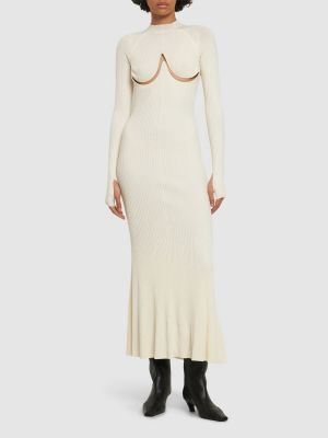 Μακρυμάνικη μάξι φόρεμα από βισκόζη Dion Lee