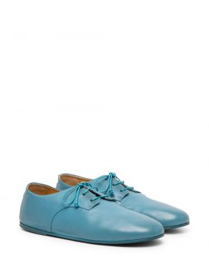 Iš natūralios odos derby batai Marsell mėlyna