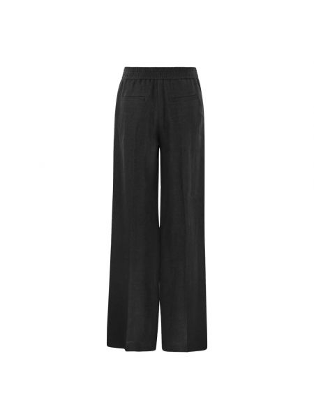 Pantalones de lino Brunello Cucinelli negro
