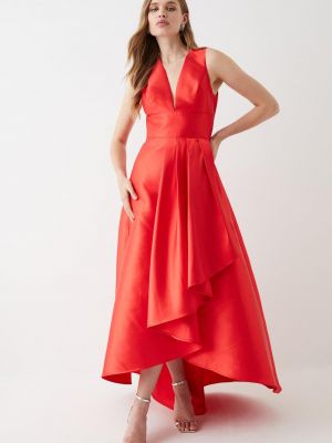 Платье с глубоким декольте Coast красное