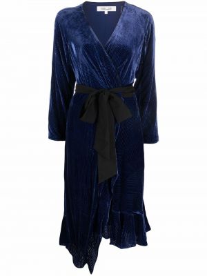Šaty Dvf Diane Von Furstenberg, modrá
