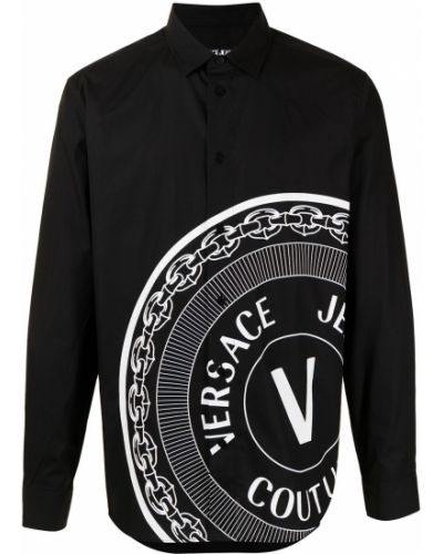 Camisa vaquera Versace Jeans Couture negro