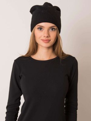 Kepurė su snapeliu Fashionhunters juoda