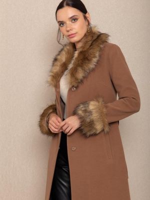 Пальто Concept коричневое