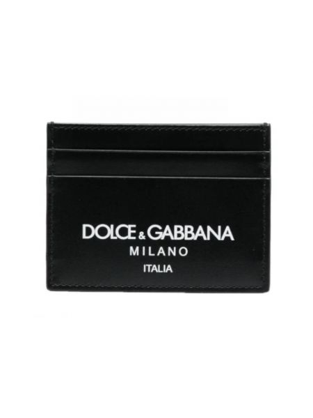 Portfel z nadrukiem Dolce And Gabbana czarny
