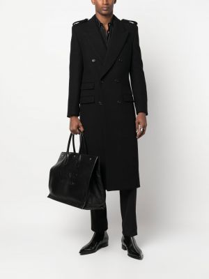 Manteau Saint Laurent noir