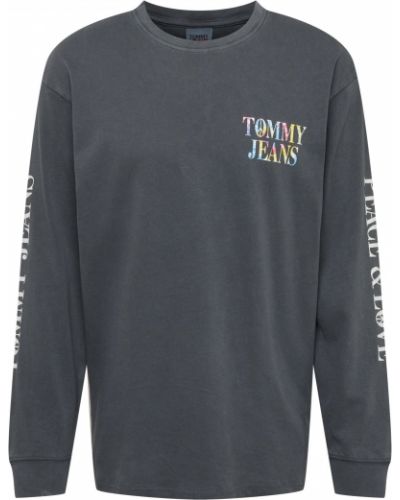T-shirt à motif mélangé Tommy Jeans gris