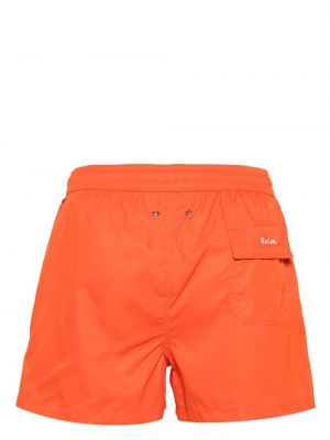 Shorts mit stickerei Kiton orange
