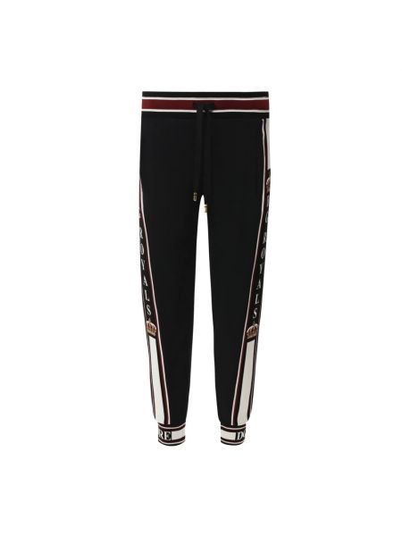 Spodnie sportowe Dolce And Gabbana czarne