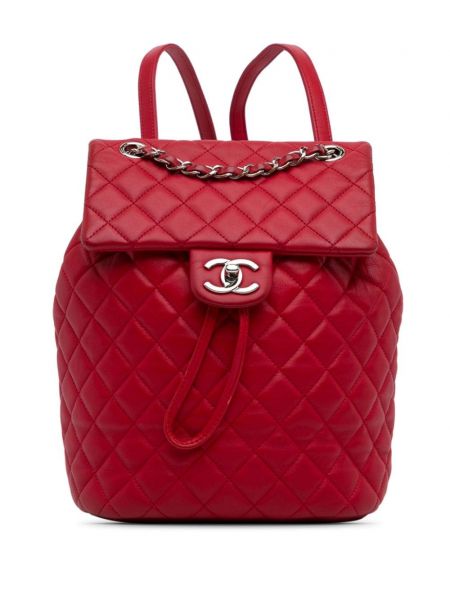 Rucsac Chanel Pre-owned roșu