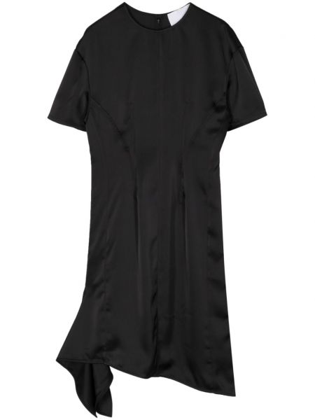 Asimetrična haljina Remain crna