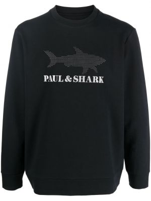 Hanorac cu imagine Paul & Shark negru
