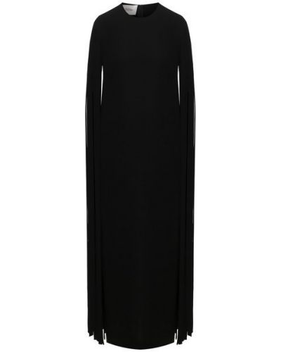 Шелковое платье Valentino, черное