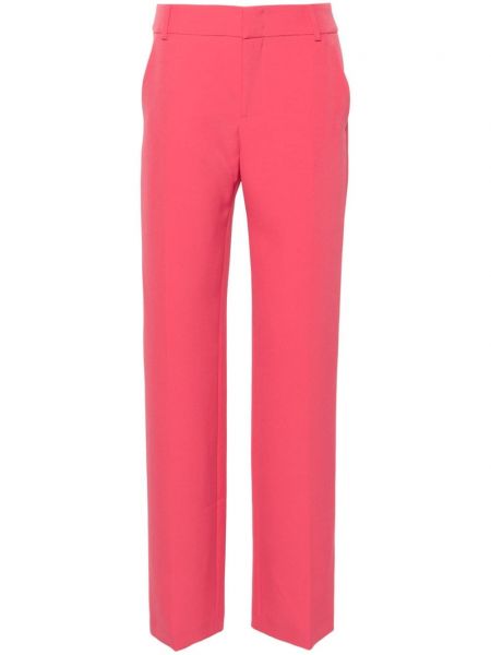 Suoralahkeiset housut Moschino Jeans pinkki