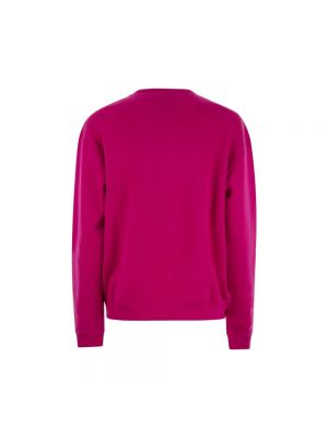 Bluza dresowa bawełniana Ralph Lauren różowa