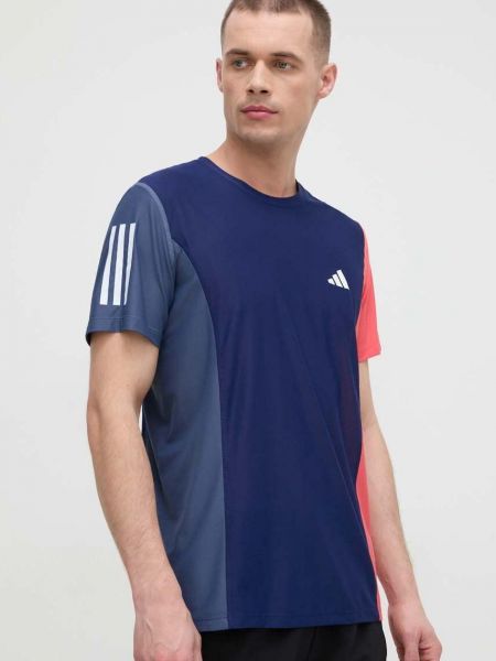 Majica s printom kratki rukavi Adidas Performance plava