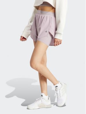 Shorts de sport Adidas violet
