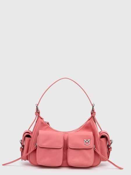 Розовая сумка шоппер Pinko