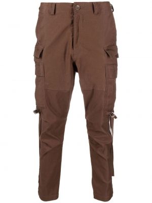 Pantalon cargo slim avec poches Undercover marron