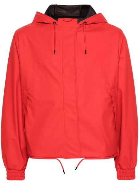 Lagana jakna s kapuljačom Rains crvena