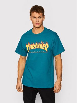 Тениска Thrasher синьо