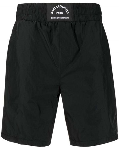 Pantalones cortos deportivos Karl Lagerfeld negro